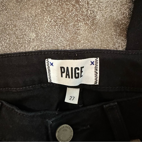 Paige Verdugo Ultra Skinny Jean BLACK SHADOW size 27 - Picture 11 of 12